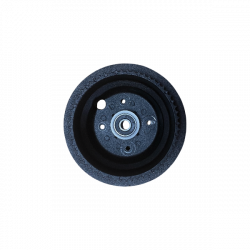 Llanta Trasera Aluminio Negra – 6"