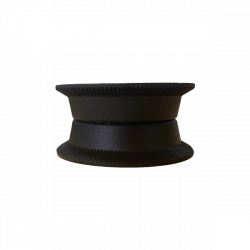 Llanta Delantera Aluminio Negra – Antipinchazos 6"