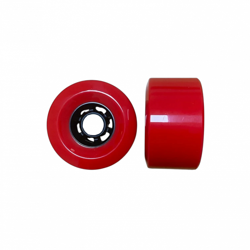 Ruota in Uretano Rosso 90mm - Skateboard Elettrico Evo-Spirit