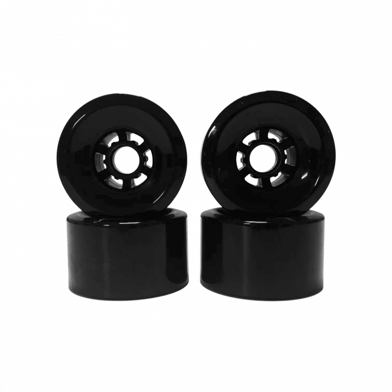Roue en Uréthane 90mm Noire pour Cruz V2 et Curve V4 - E-Skate Evo-Spirit