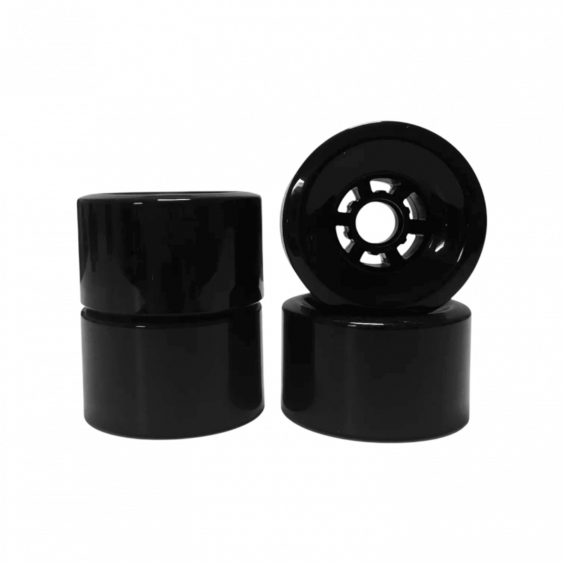 Roue en Uréthane 90mm Noire pour Cruz V2 et Curve V4 - E-Skate Evo-Spirit