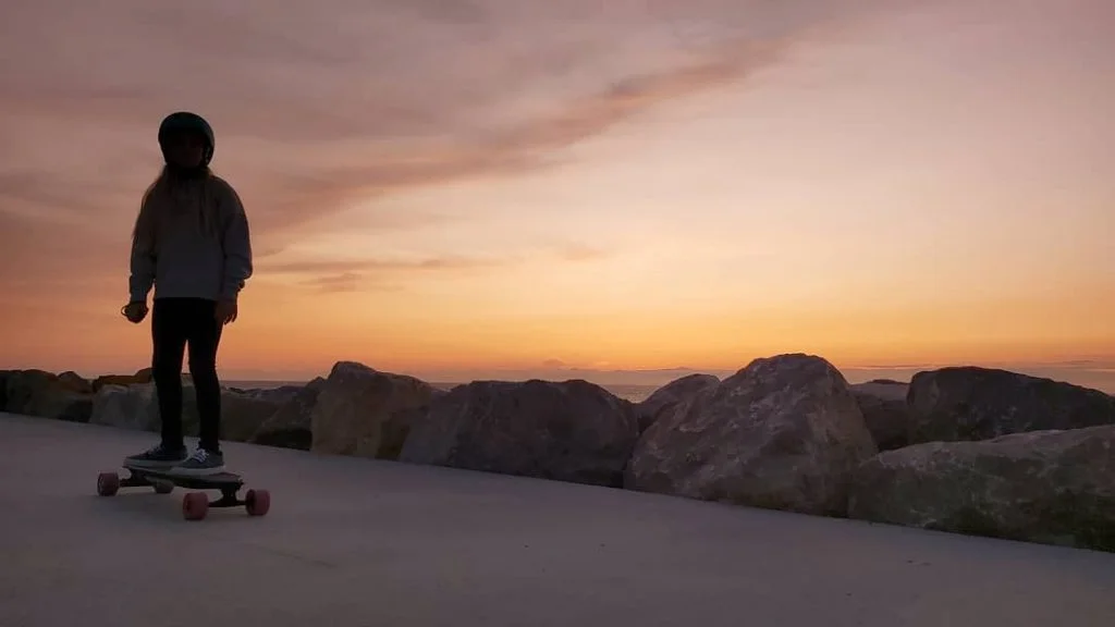 Rider sur esk8 Evo Spirit