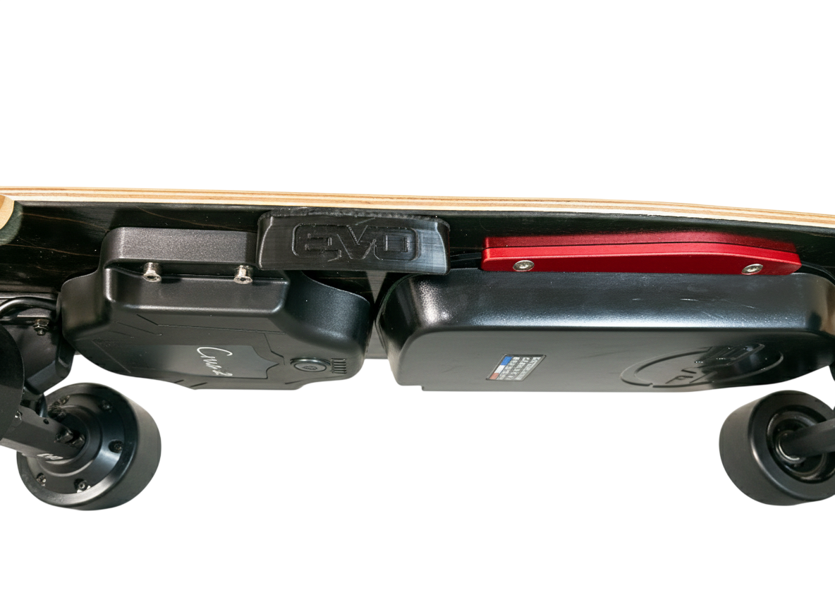 Deck Cruz V2 Black Edition bambu e ácer vista por baixo