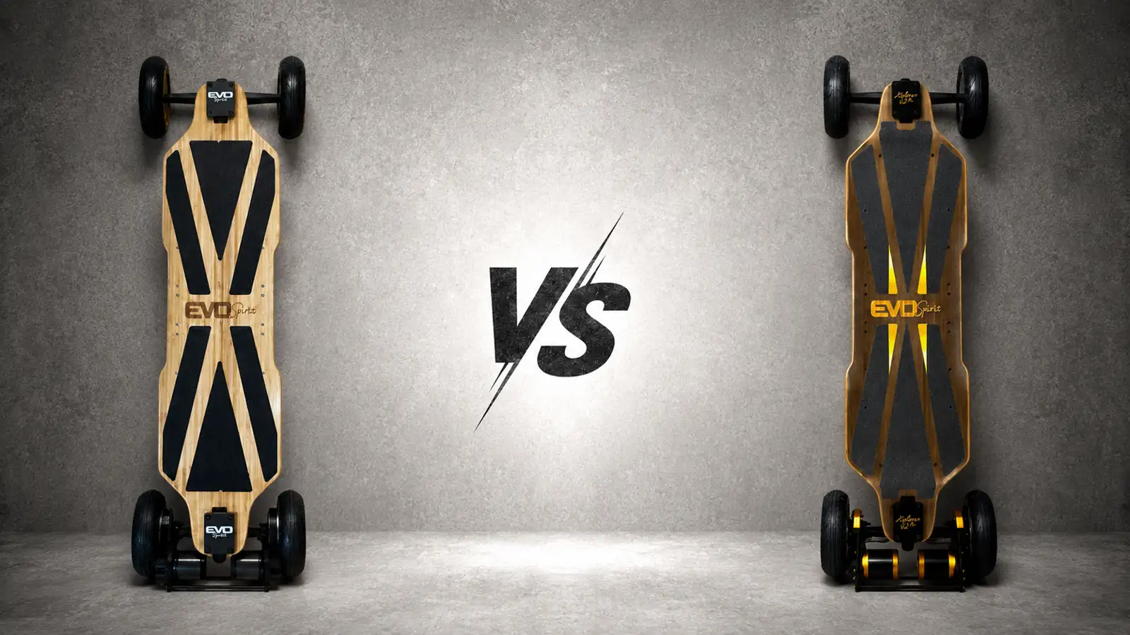 Xplorer V2 vs Xplorer V2 Pro : comparatif des deux mountainboards électriques Evo-Spirit