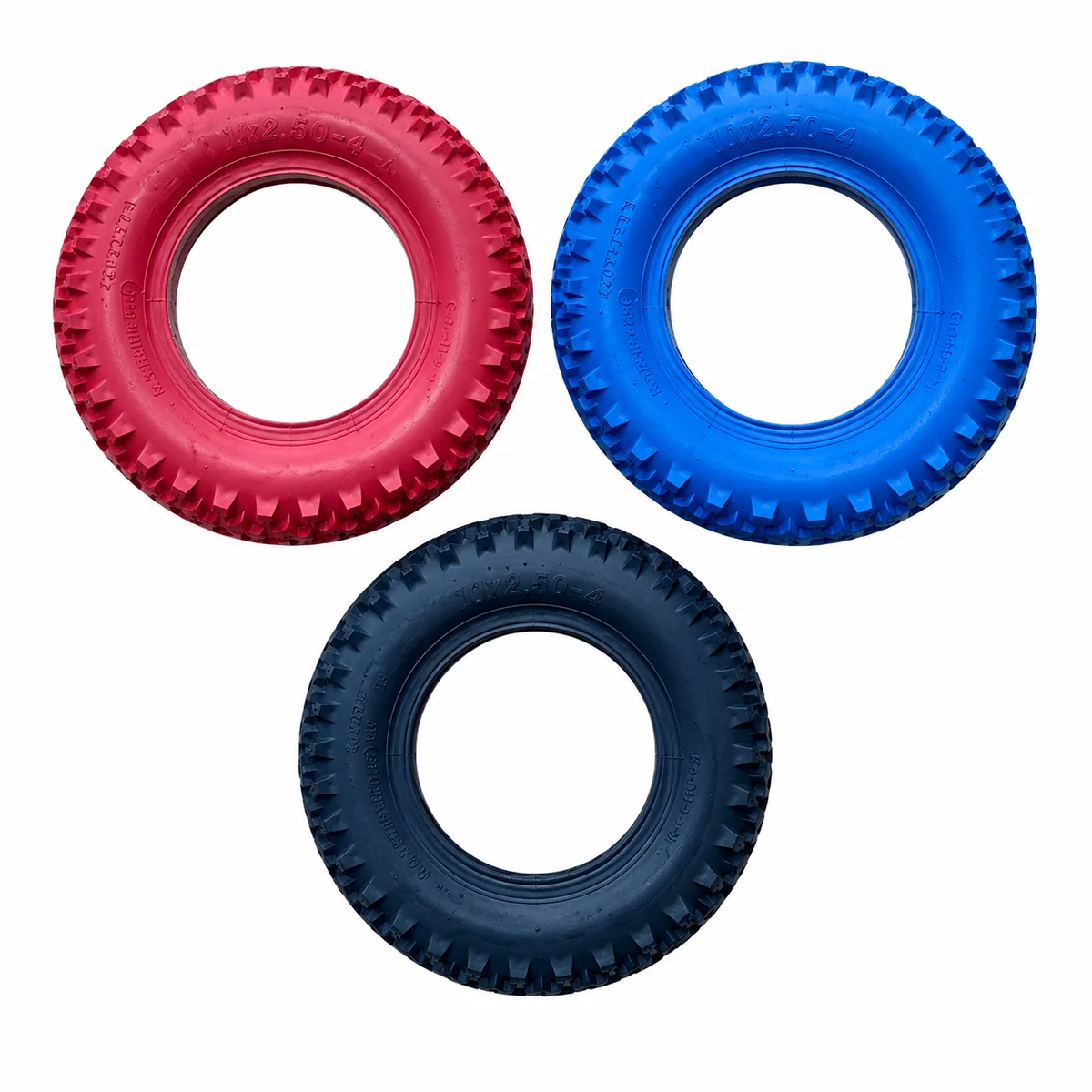 Pneus 200mm / 8 Polegadas com Cravos (conjunto de 4) - Todo-Terreno