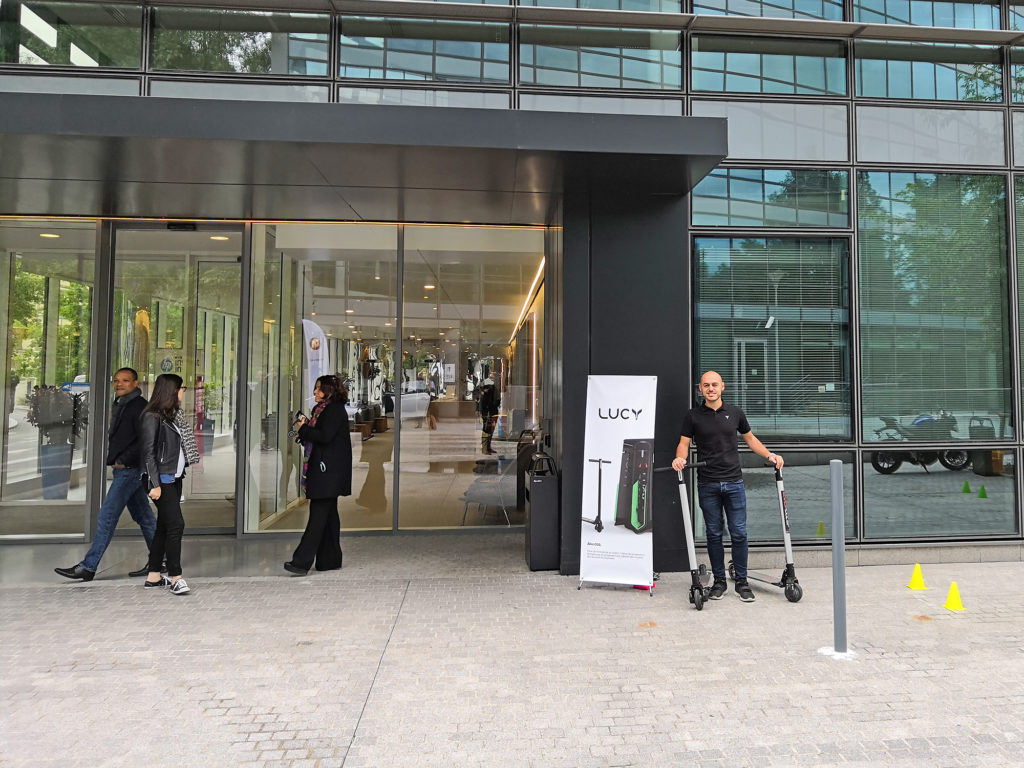 trottinettes électriques Evo-Spirit chez HP France grâce à Lucy