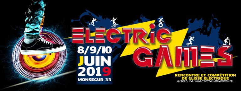 electric games 2019 evo-spirit skate électrique gyroroue e-sk8 e-trott e-mtb onewheel