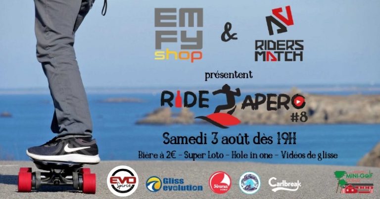 Ride Apéro EMFY-Shop au mini-golf de La Baule
