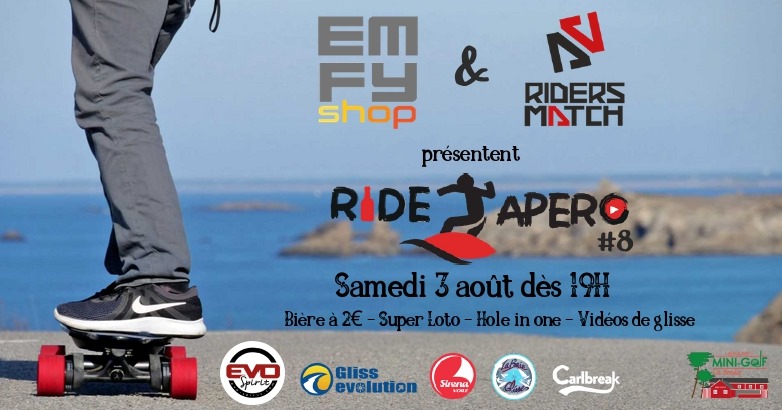 Ride Apéro EMFY-Shop au mini-golf de La Baule