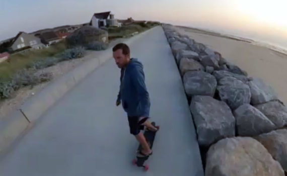 Skate-électrique-longboard--Curve-v3-et-drone