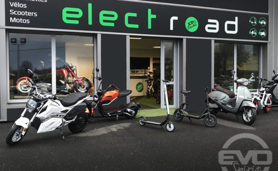 ELECT'ROAD est votre spécialiste de la mobilité électrique à Nantes depuis plus de 10 ans. Vous découvrirez les meilleurs engins électriques, silencieux et non polluants. TROTTINETTES - VÉLOS - SCOOTERS - MOTOS